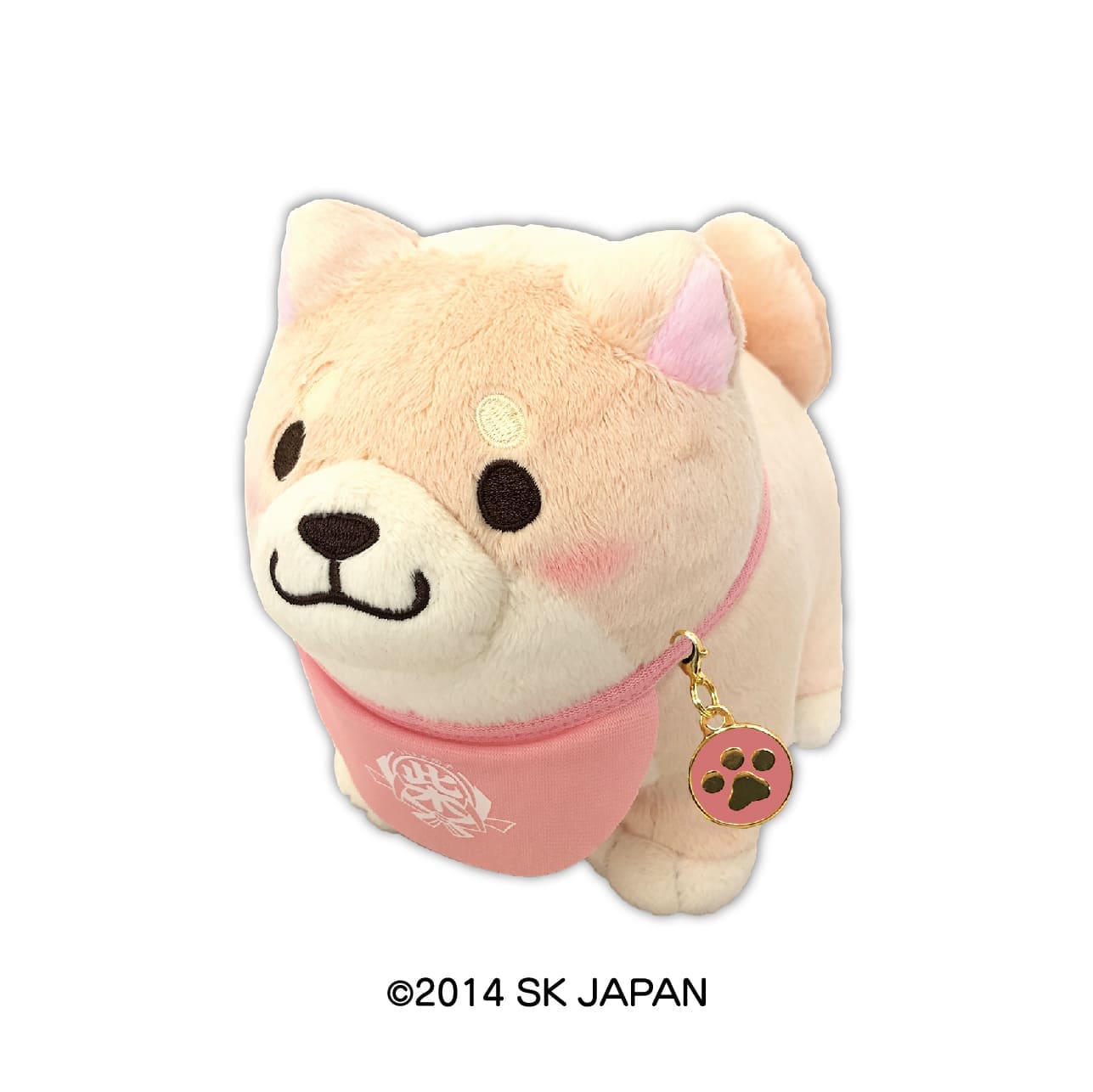 忠犬もちしば ぬいぐるみS（チャーム・さくら） – きゃらマルシェ