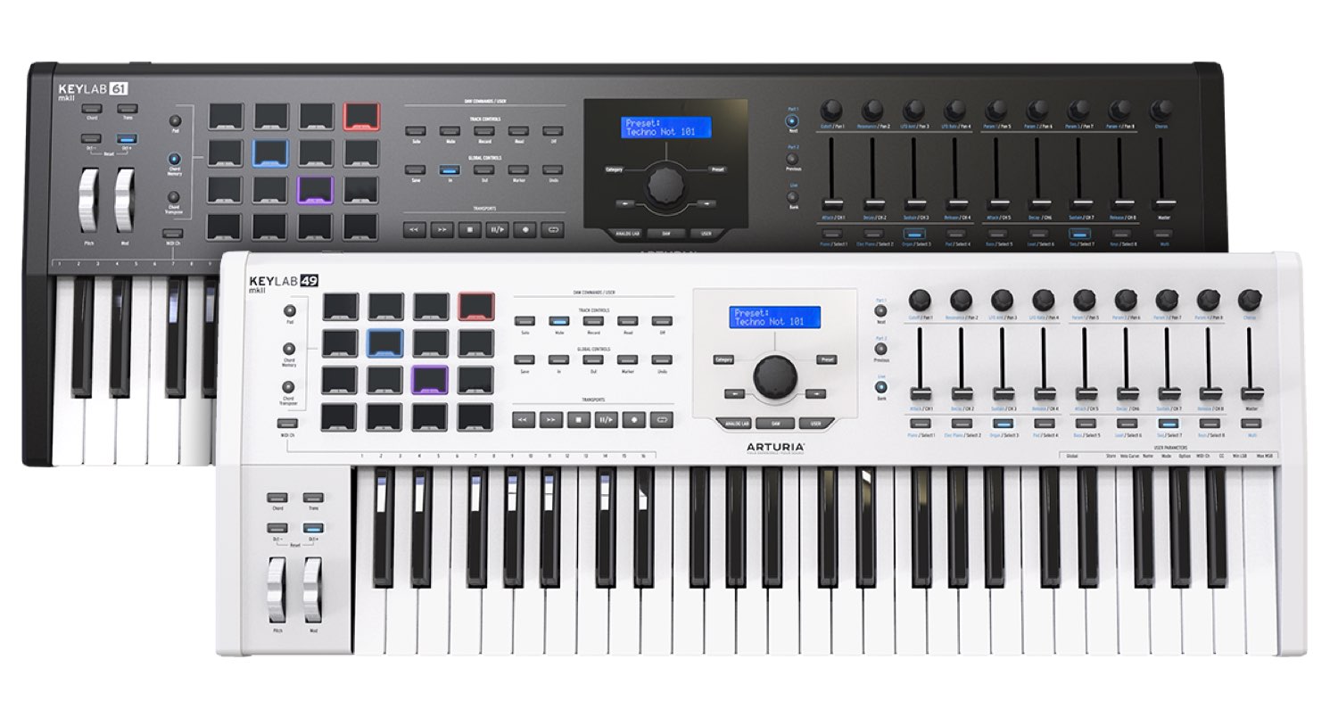 ARTURIA KeyLab MKII の使い方③ MIDI Control Centerを使用した