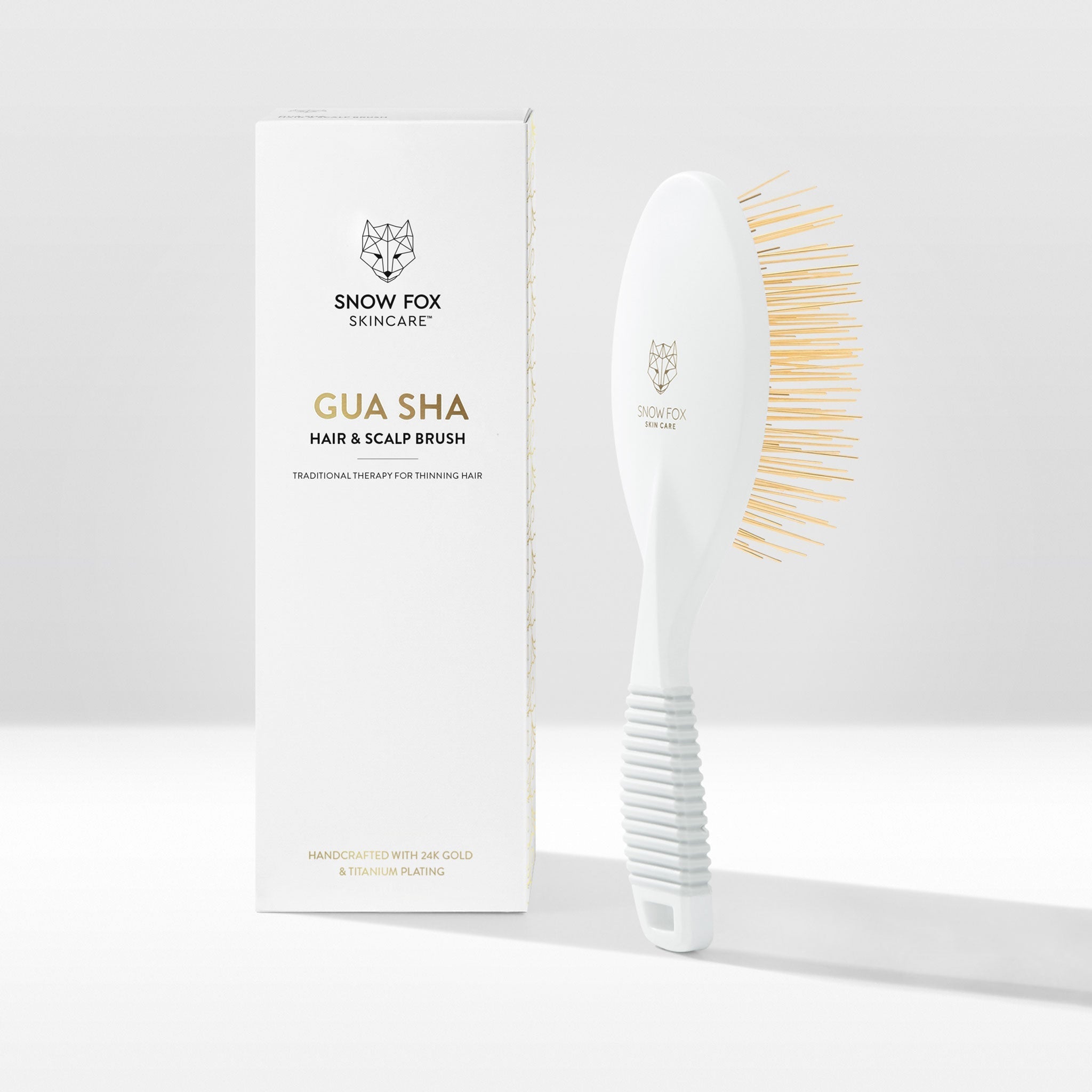 Gua Sha Hair & Scalp Brush | Snow Fox Skincare