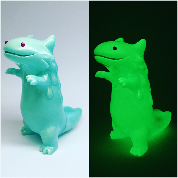 近日、ナカザワショーコ氏の「山椒魚怪獣バイロン ラムネカラー（蓄光