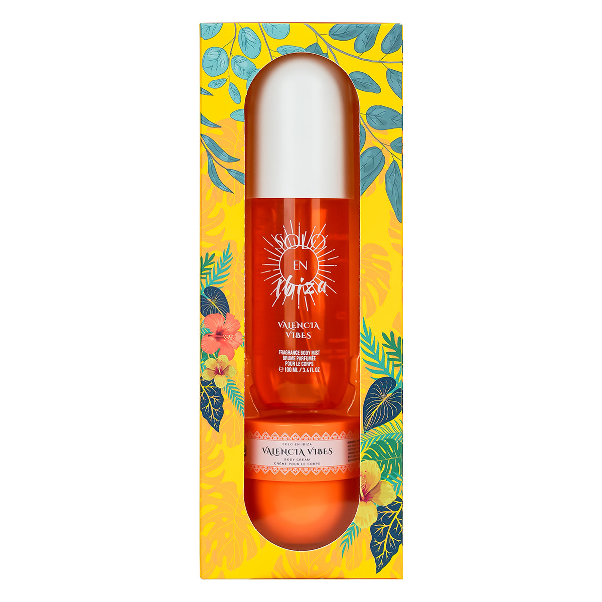 Valencia Vibes - Body Mist & Cream Tropical Dual-Set – Soloenibiza