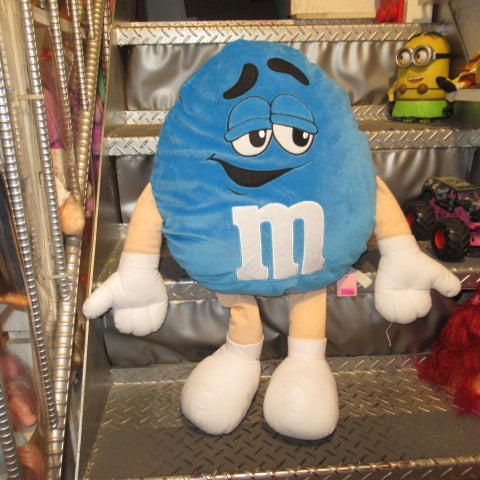 M&M's☆エムアンドエムズ☆大きいぬいぐるみ☆クッション☆ブルー