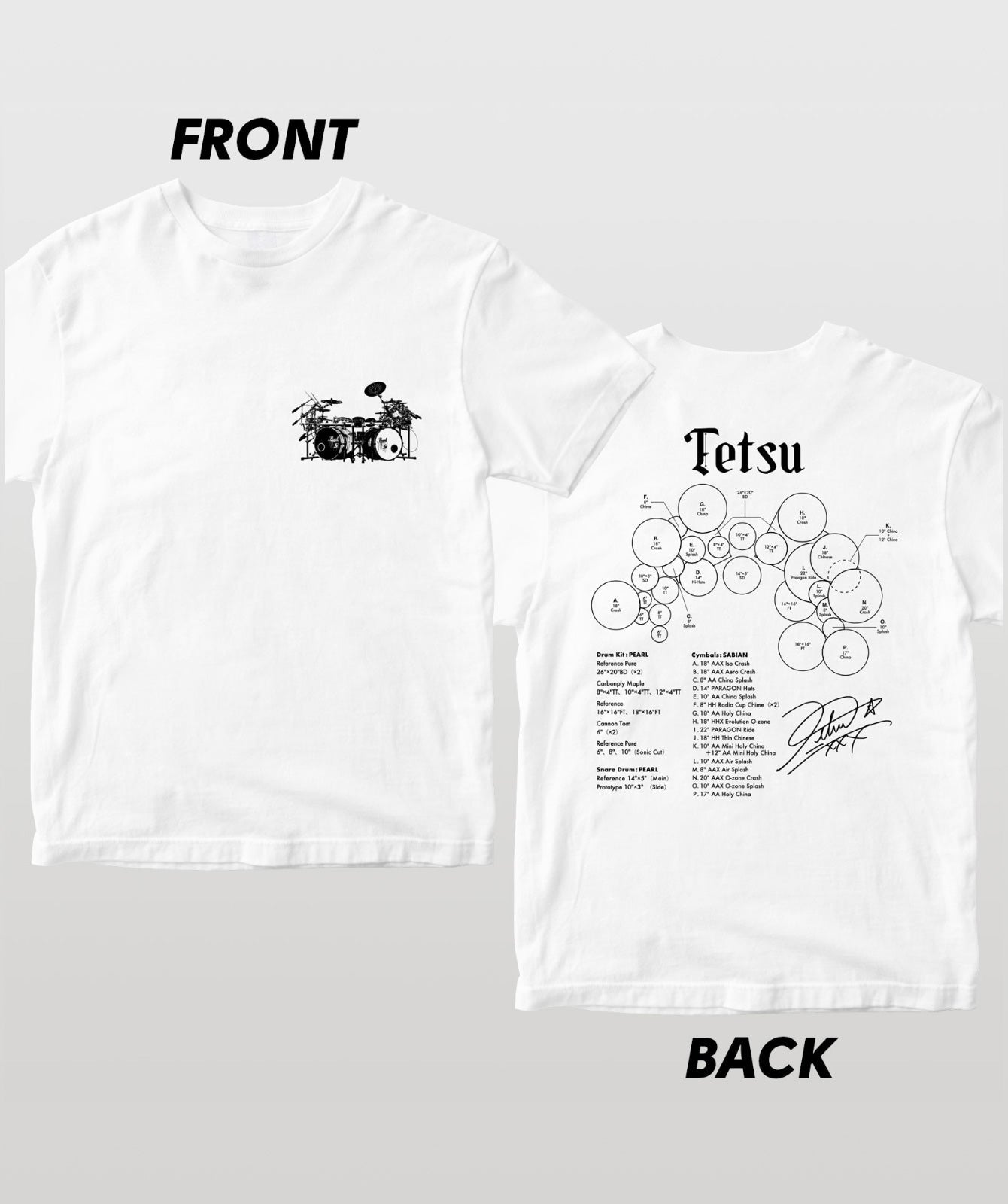 Drummer's Set Up Vol.05 Tetsu［D'ERLANGER］ – T-OD（株式会社