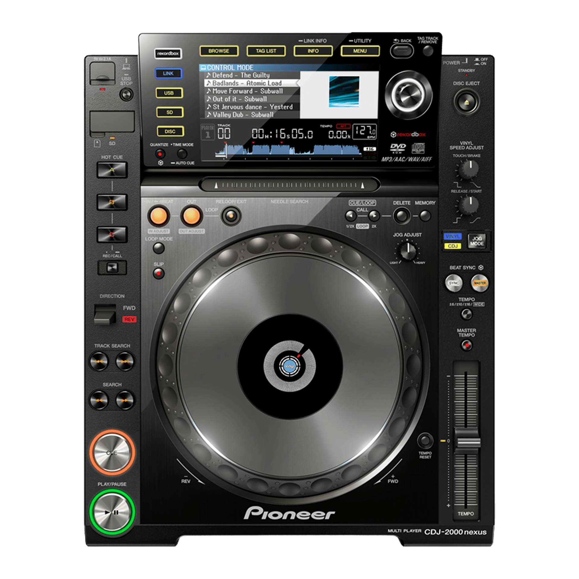 1x Pioneer DJ CDJ 2000 Nexus Player - FREE 24H Shipping