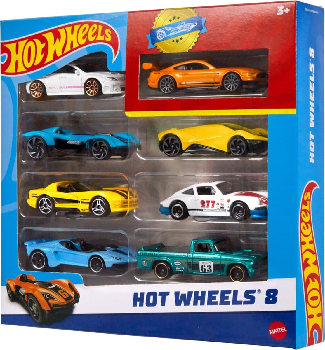 Hot Wheels 8 Car Assortment – Turner Toys