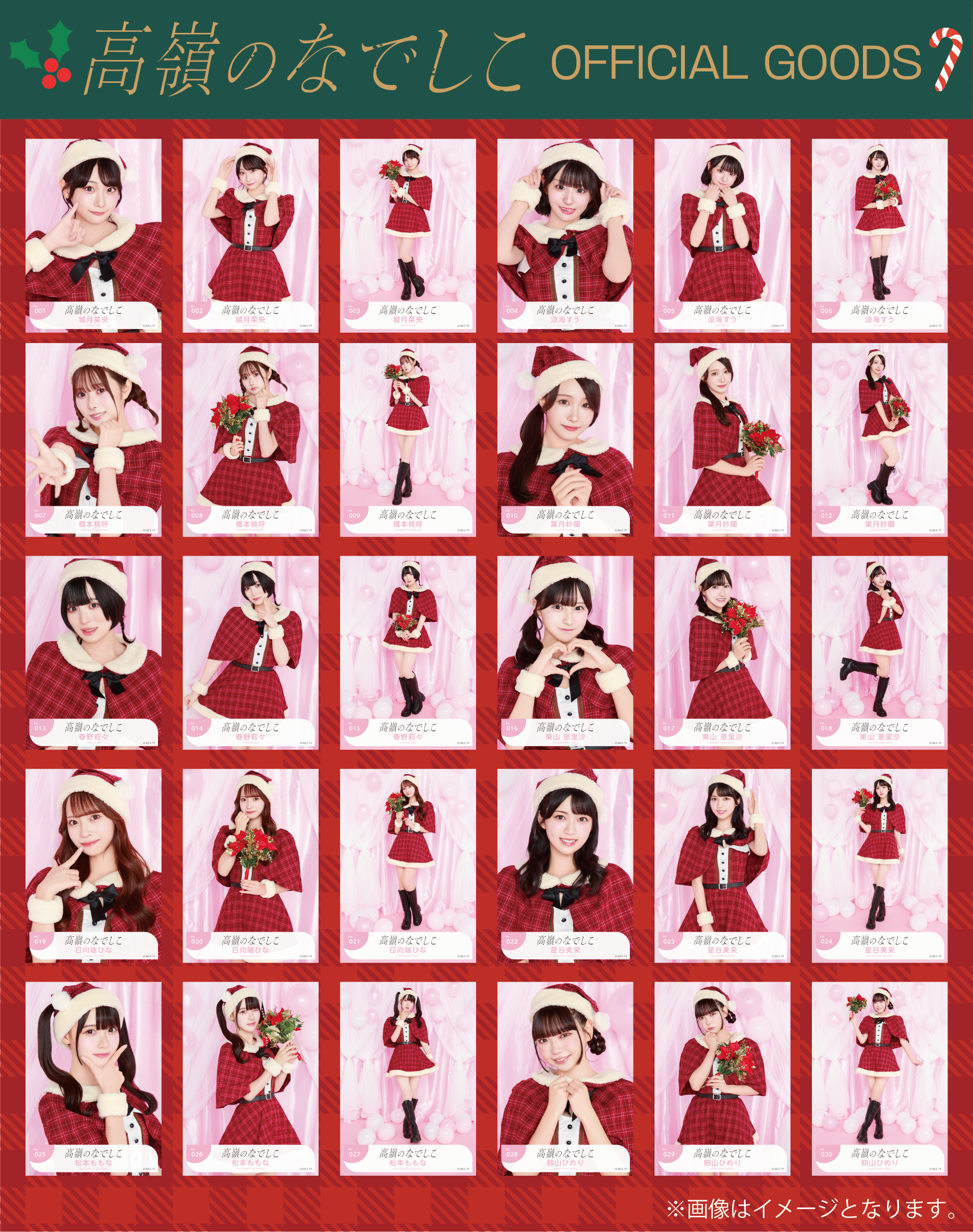生写真セット「クリスマス2024」ver. – 高嶺のなでしこ Official SHOP