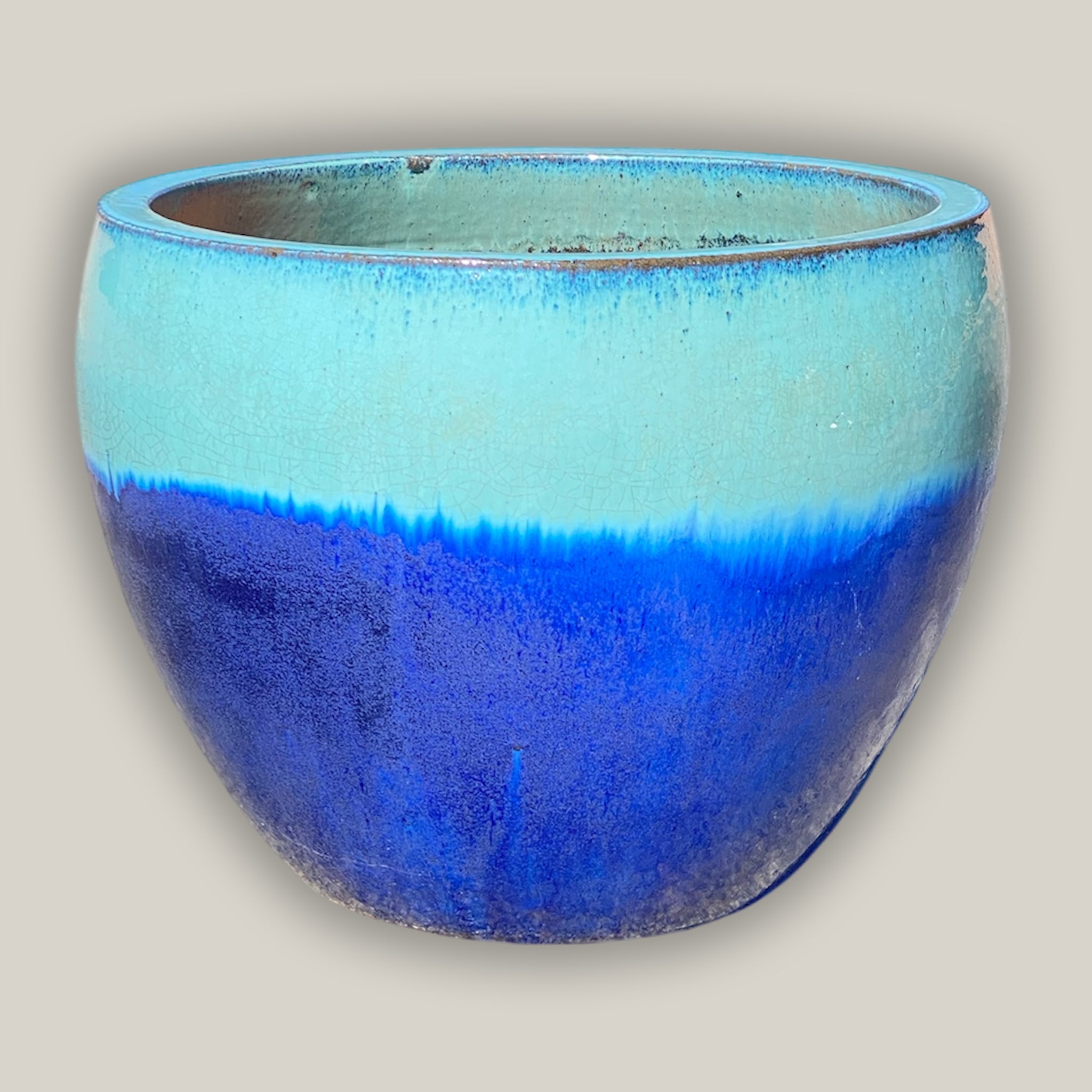 6023H52 - Turquoise/Blue Standard Planter – Ten Thousand Pots