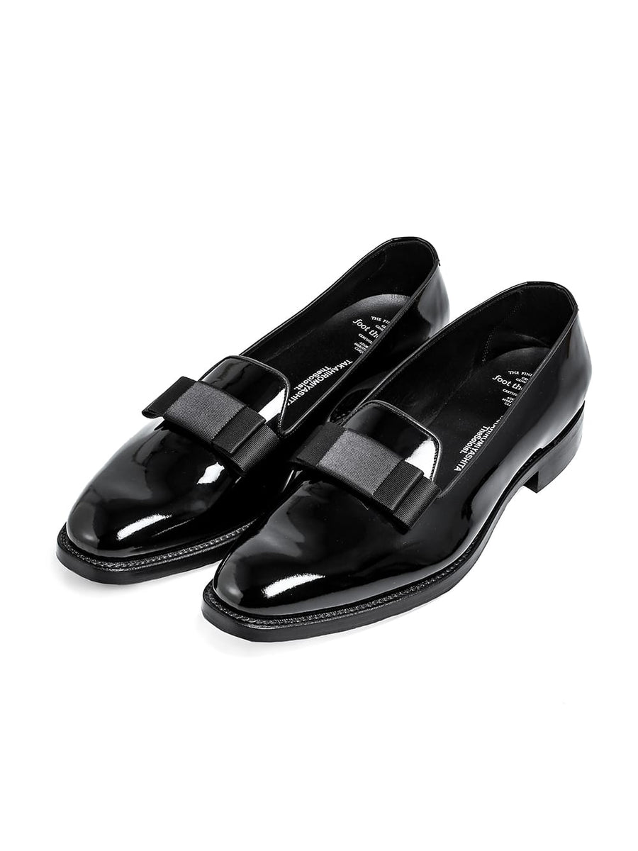 sf.0003AW25-black パテントレザーオペラパンプ The Black-and-White