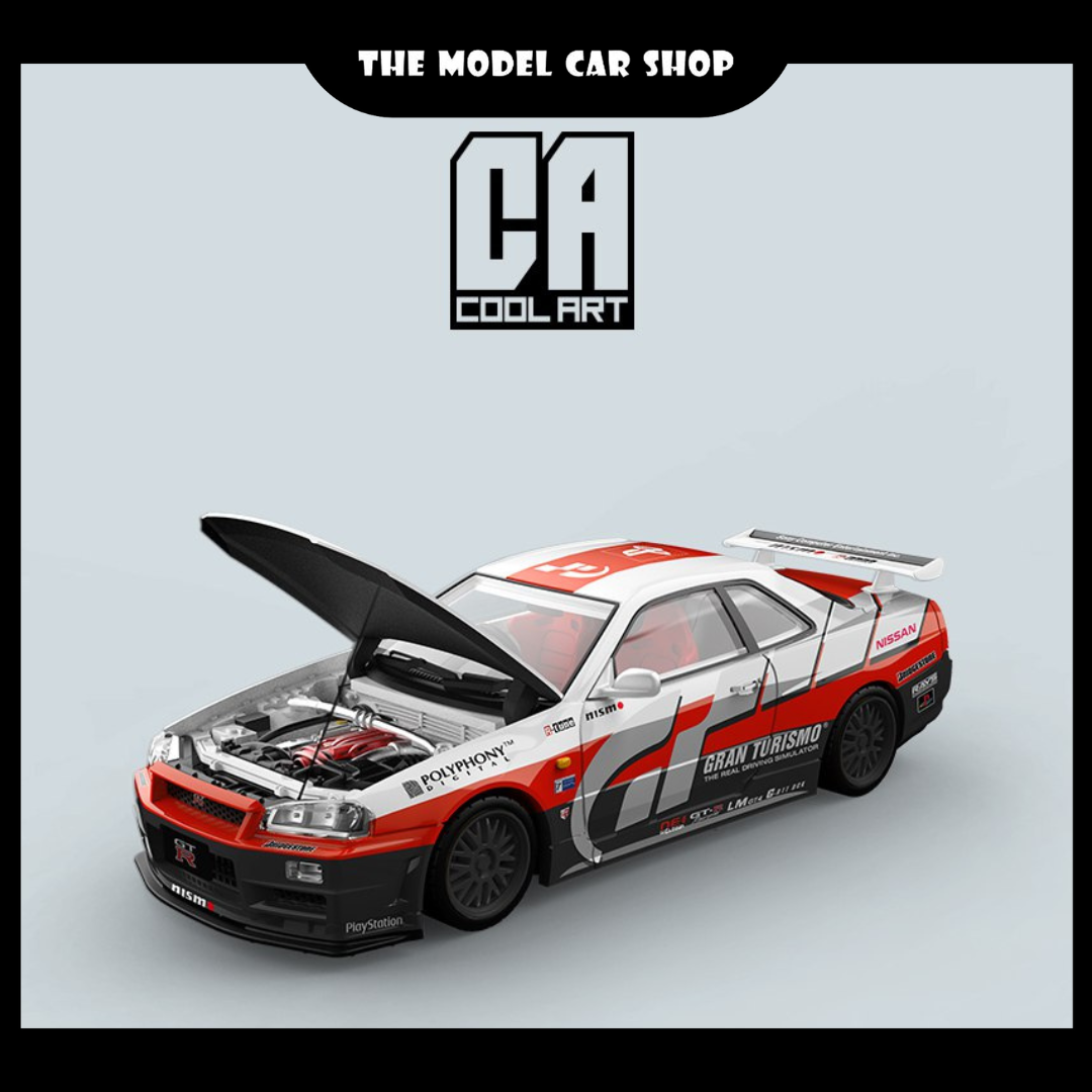 Cool Art] Nissan Skyline GT-R (R34) Gran Turismo | The Model Car Shop