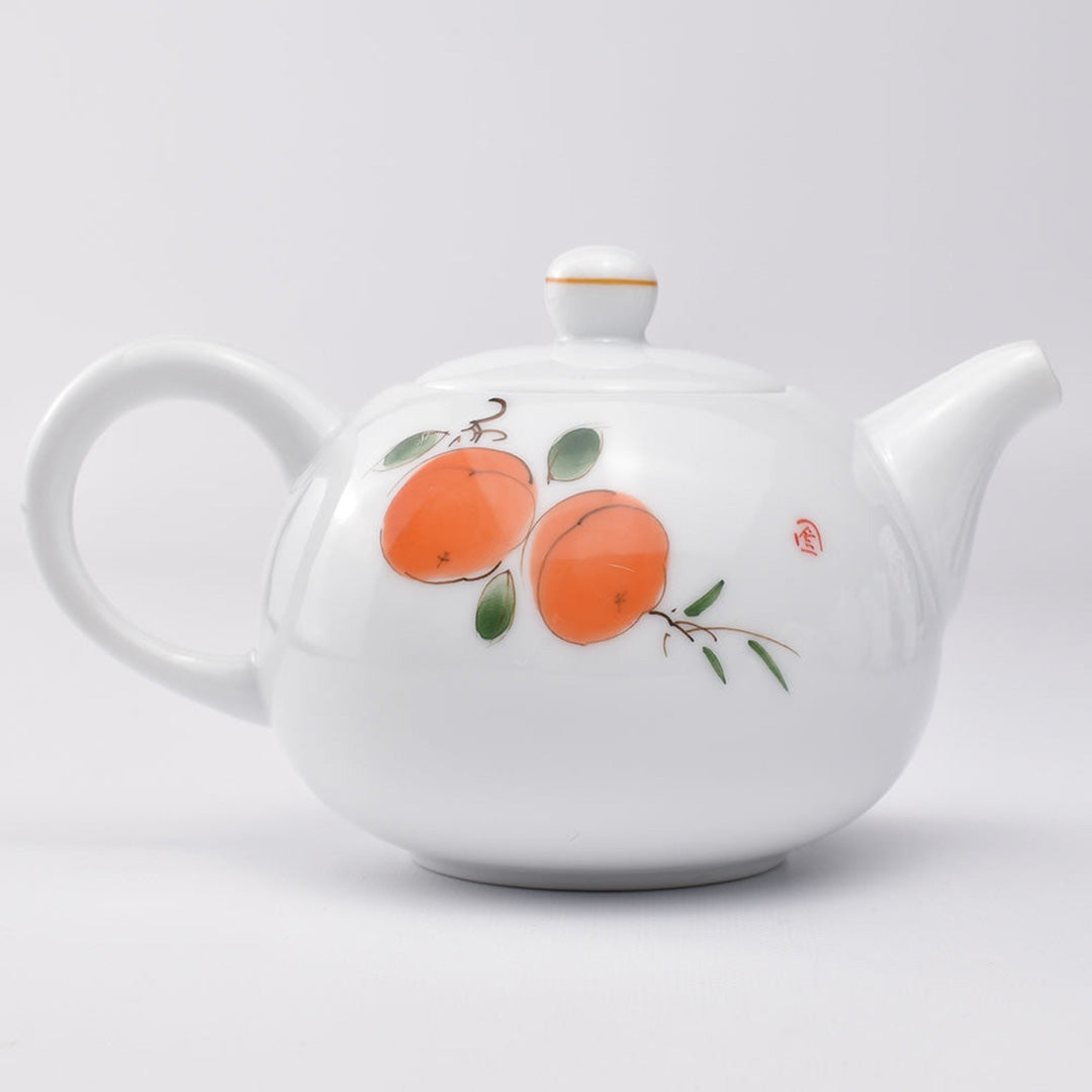 急須｜手描茶壺・柿柿如意｜中国茶器の天香茶行