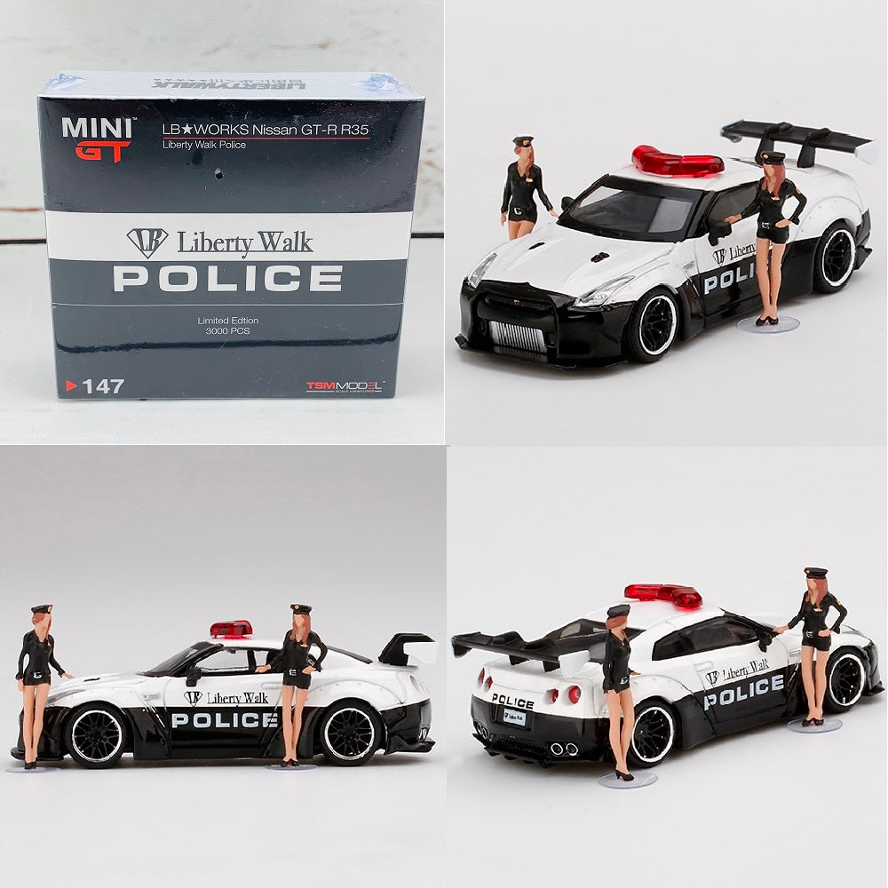 MINI GT 1/64 LB WORKS Nissan GTR R35 Type 1, Rear Wing ver 1, LB