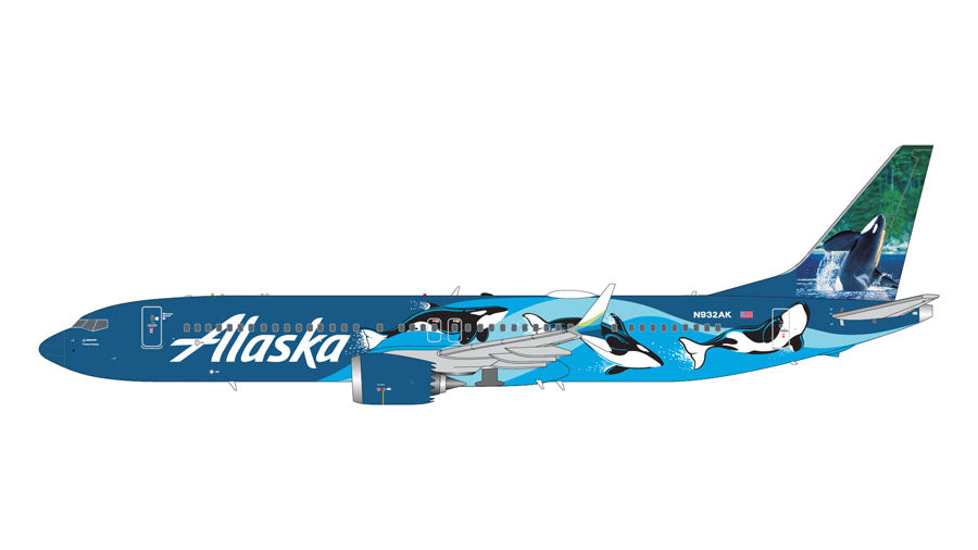 Gemini200 【予約商品】737 MAX 9 アラスカ航空 特別塗装 「環境維持