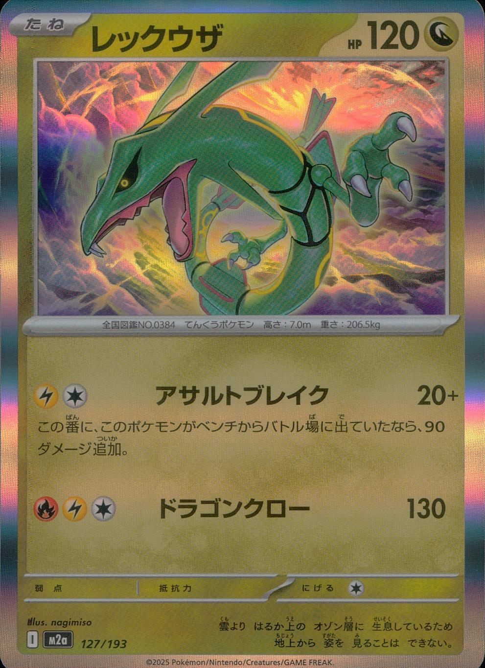 127/193/M2a レックウザ