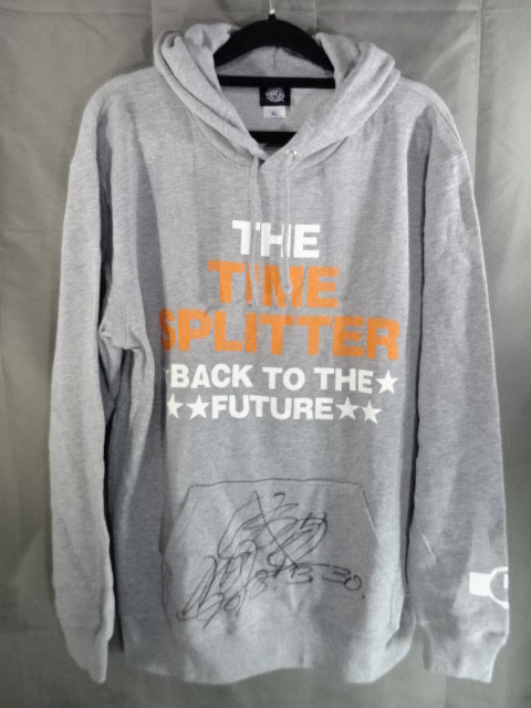 直筆サイン入り】KUSHIDA「THE TIME SPLITER」プルオーバーパーカー