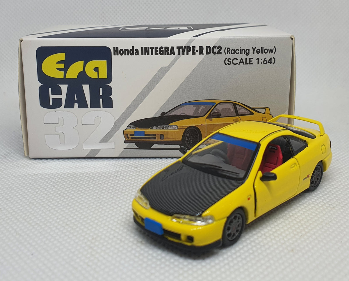 1:64 Era Car Honda Integra Type R DC2 - Racing Yellow – toyznetwork