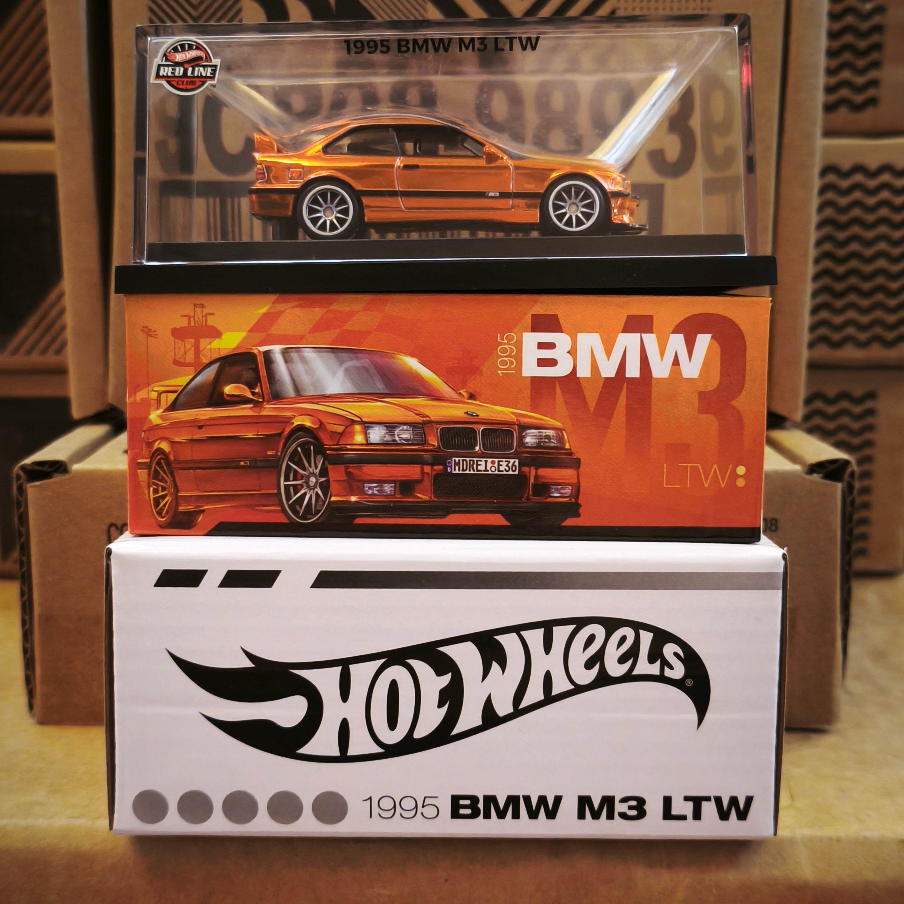 Hot Wheels BMW 1995 M3 LTW Spectraflame Bright Orange 2025 Premium