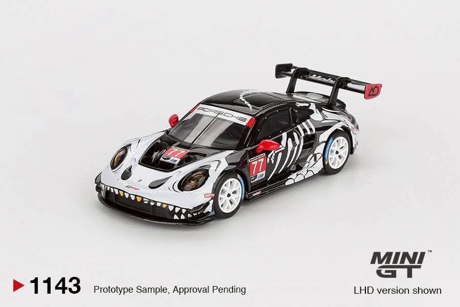 Pre-Order* Mini GT Porsche 911 GT3 R #77 AO Racing 2025 IMSA Petit
