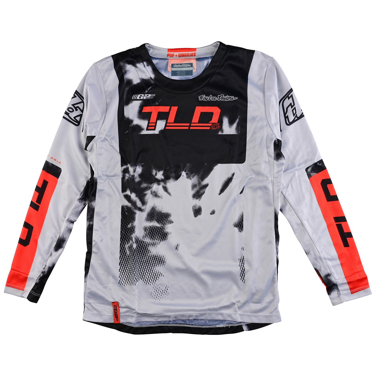 Youth GP Jersey Astro Light Gray / Orange – Troy Lee Designs