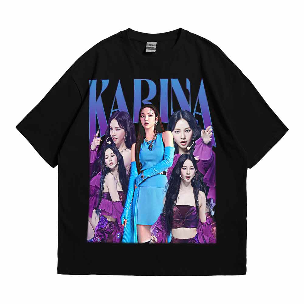 Vintage AESPA Karina T-shirt – Truhustlersupply