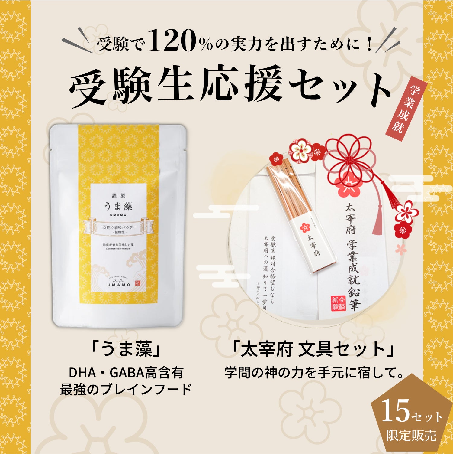 限定15セット】受験生応援セット -120％の実力を発揮するために