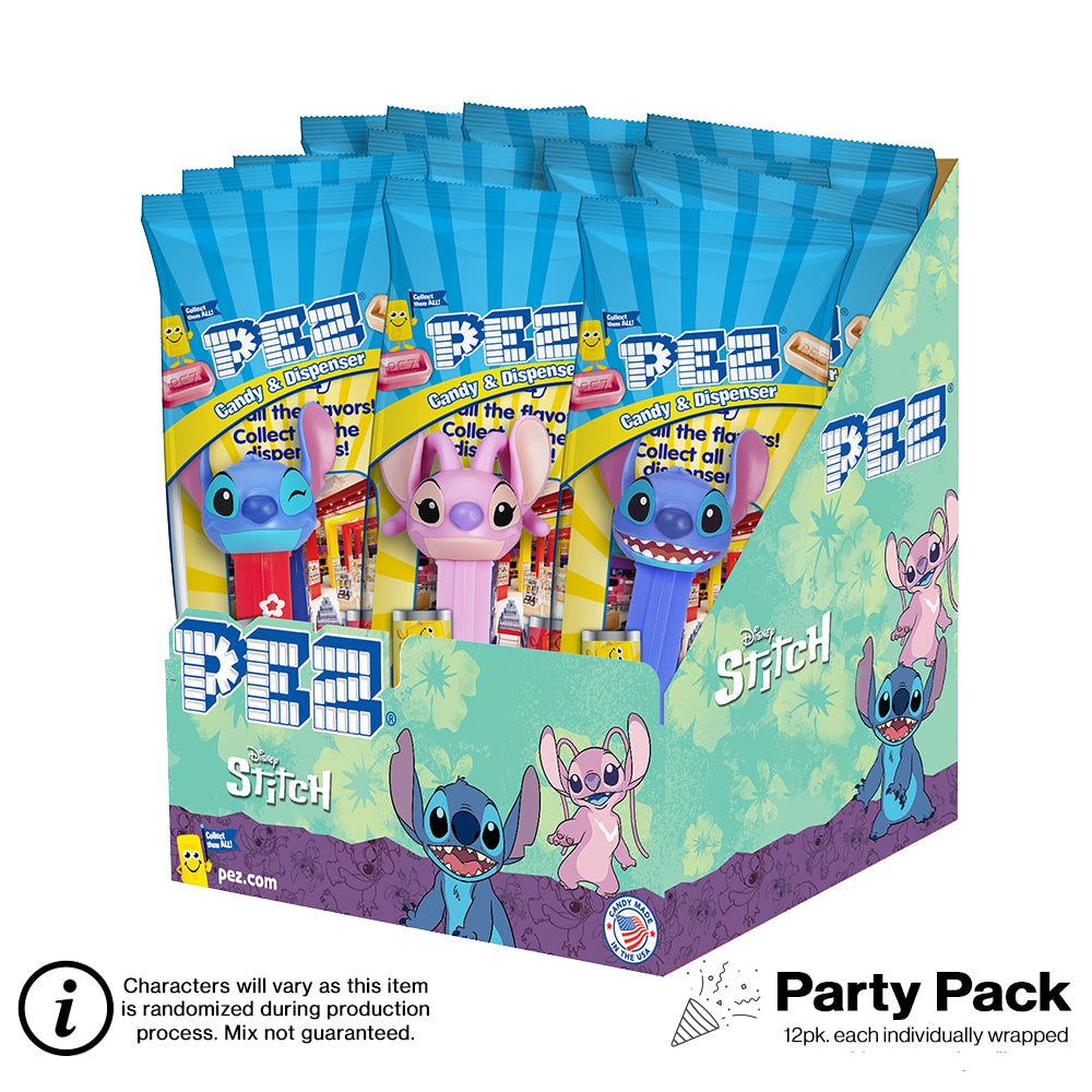 Disney Stitch 12 ct. Party Pack | Stitch PEZ Collection | PEZ