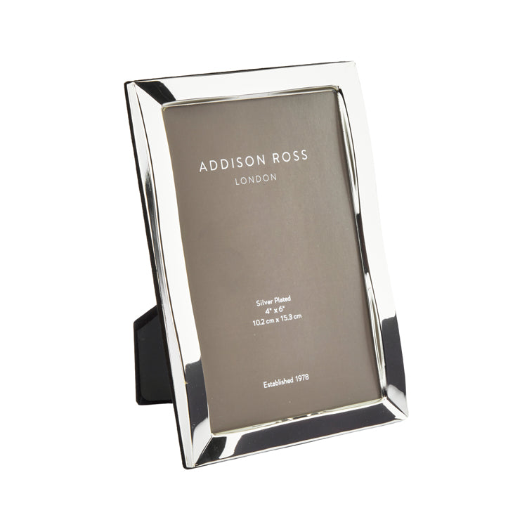 Unique Silver Plated Frame - Wave Design - 4x6, 5x7, 8x10