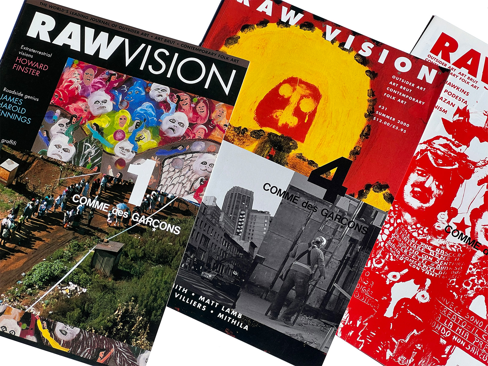 COMME des GARÇONS 2014 DMs Raw Vision set of 7 | PAGE SPREAD
