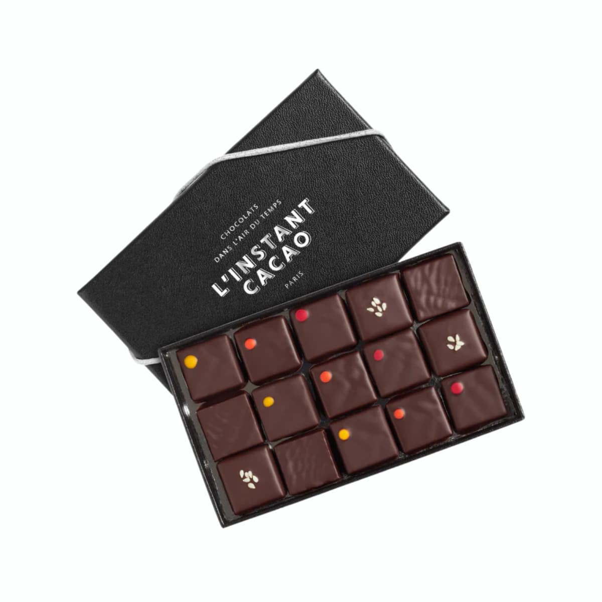 L'Instant Cacao | COFFRET DE 15 PRALINES (NOIR OR LAIT