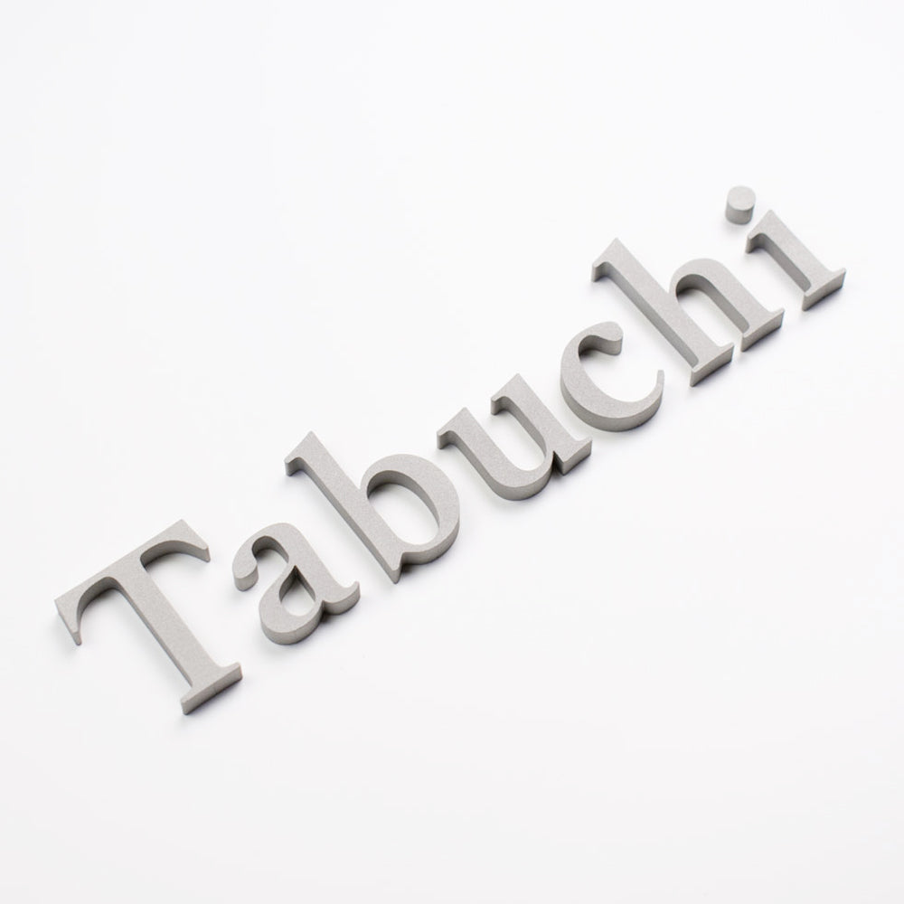 Stainless Nameplate (切り文字) ステンレス表札 – PARTS & SUPPLY