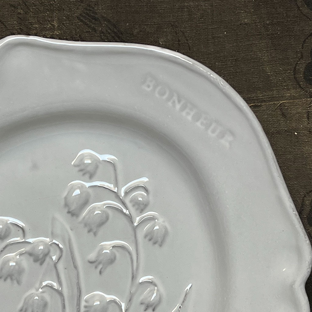 Astier de Villatte Fleurs Happiness Plate – PATCH NYC