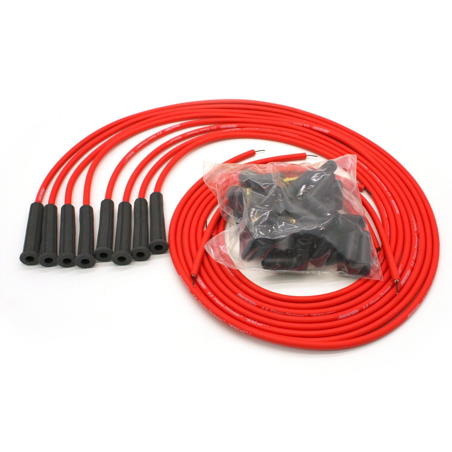 PerTronix 808480 Flame-Thrower Spark Plug Wires 8 cyl 8mm