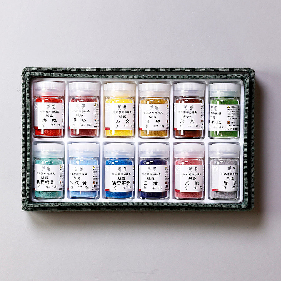 岩絵具12色セット B（緑） – PIGMENT TOKYO