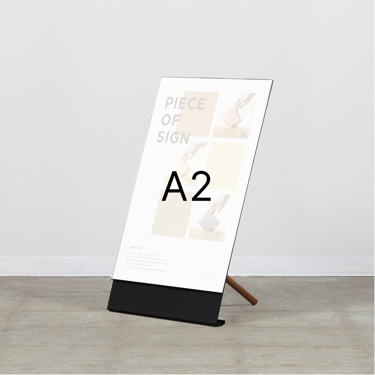 アクリルポスタースタンドサイン A2