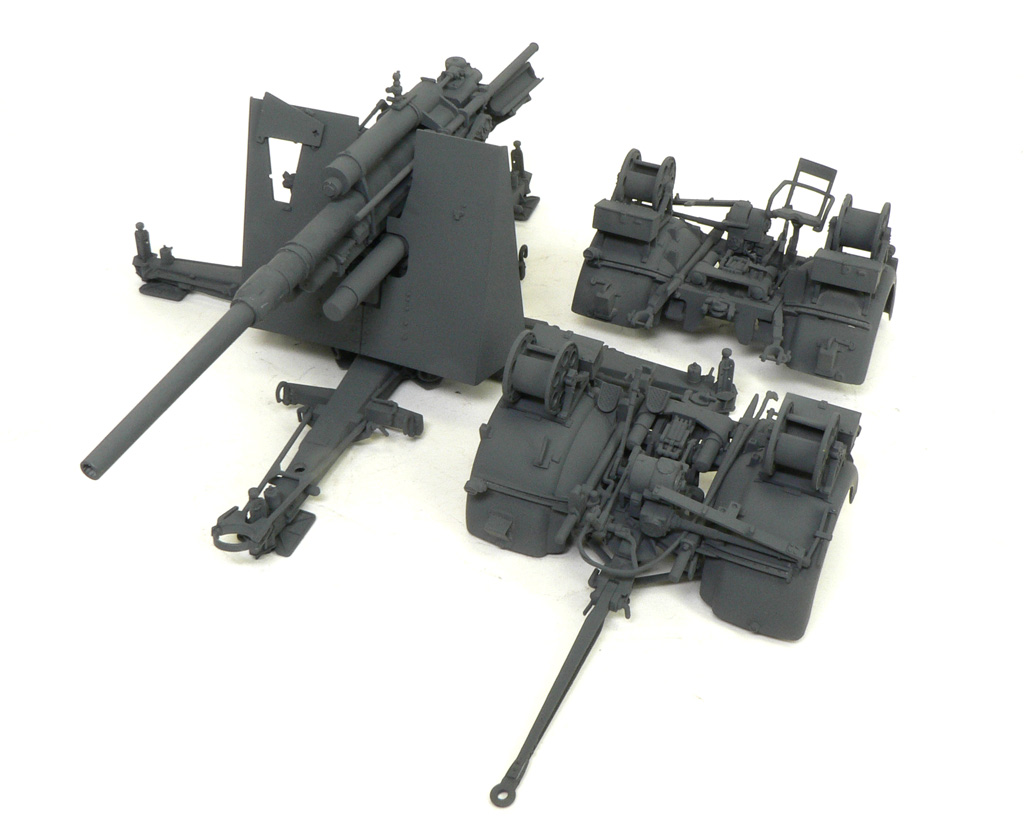 プラモ日記 » 8.8cm対空砲Flak36 その6 塗装