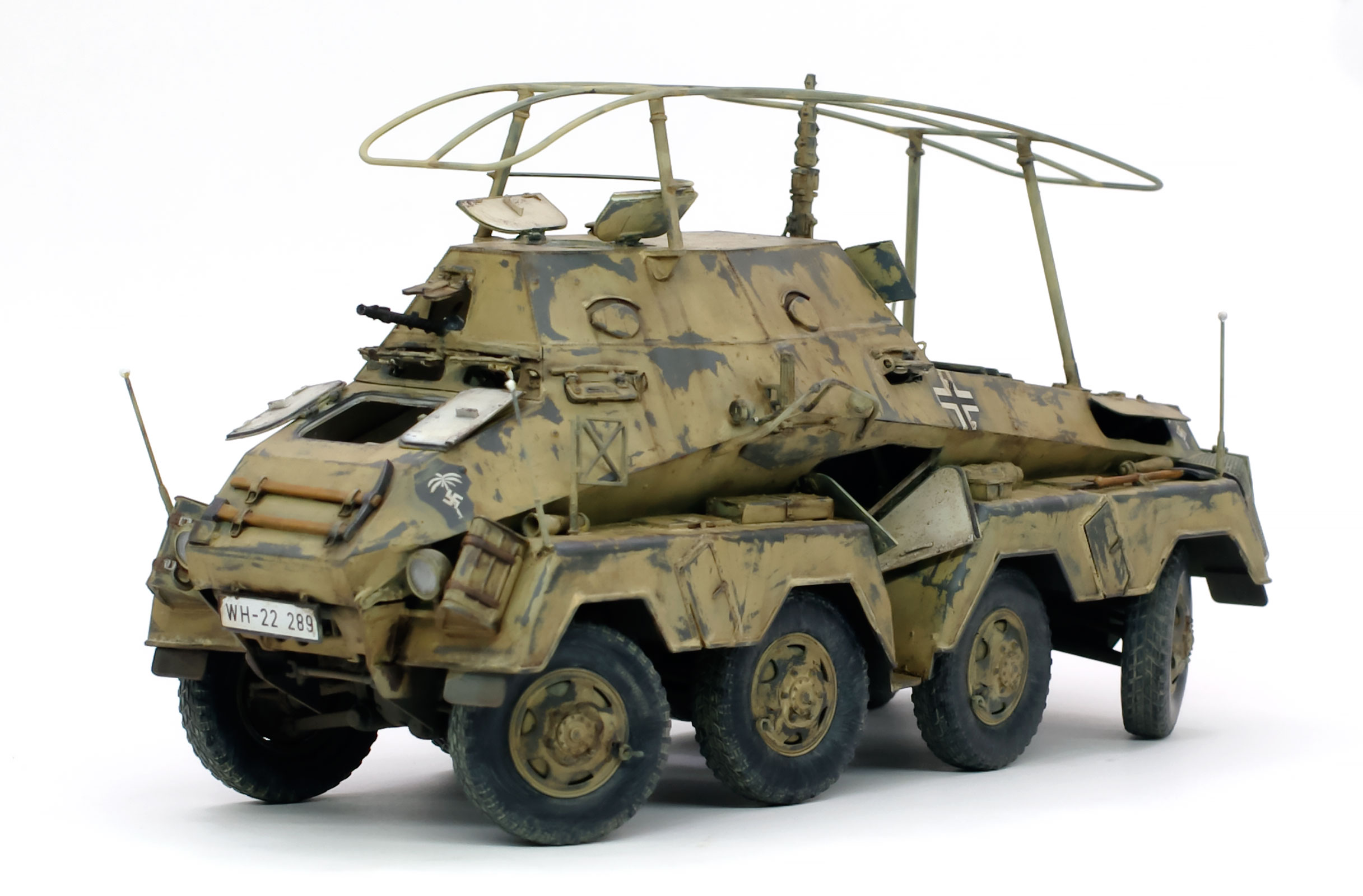 プラモ日記 » ドイツ・8輪重装甲無線車Sd.kfz.263 その13 完成!!