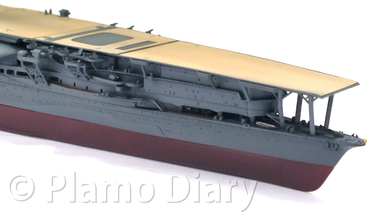 プラモ日記 » 日本海軍・航空母艦赤城 その6 飛行甲板の製作