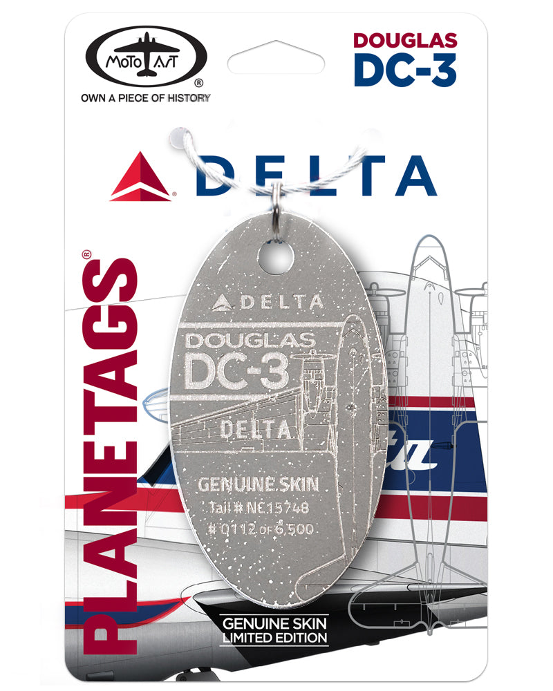 デルタ航空 Planetags DC-3 100周年記念 Delta Air Lines at 100