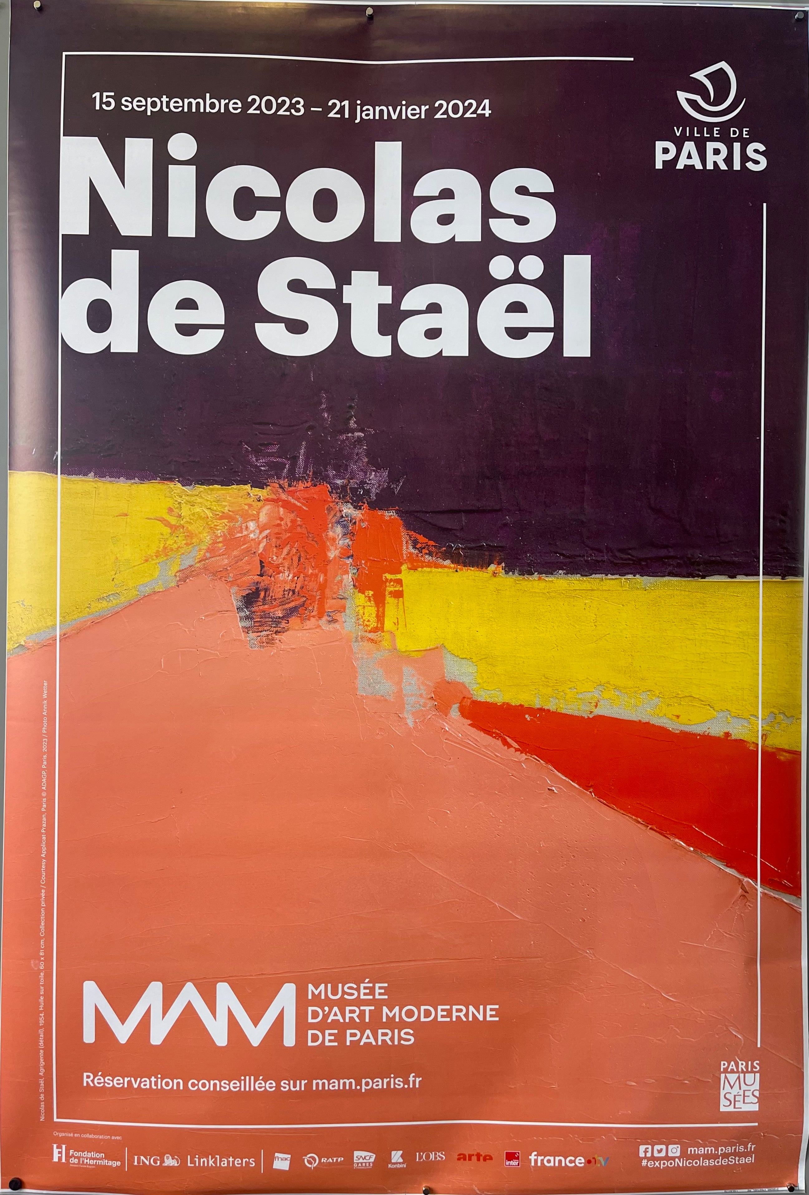 Musée D'Art Moderne Nicolas De Staël Poster – Poster Museum