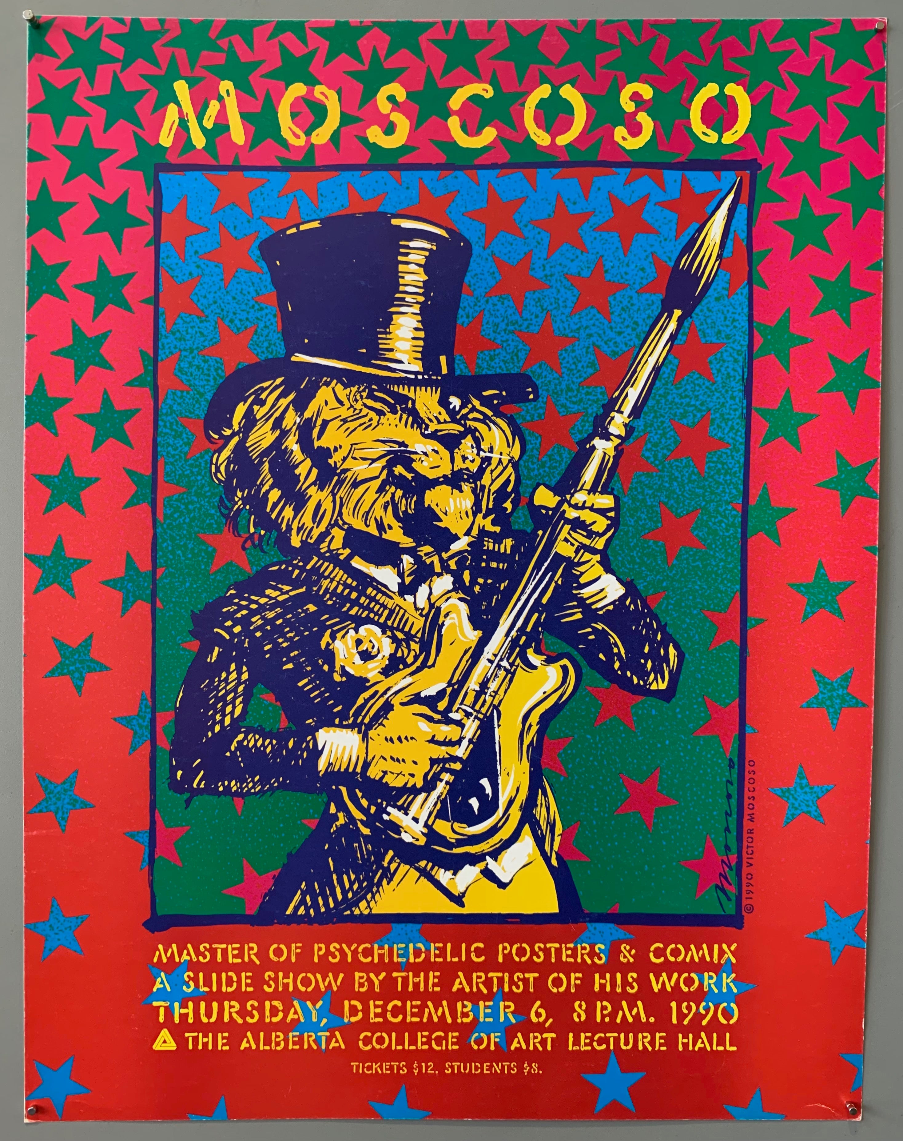 Victor Moscoso Art Exhibition Poster – Poster Museum
