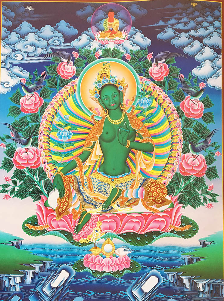 GREEN TARA POSTERའཇའ #8 | Potala Gate