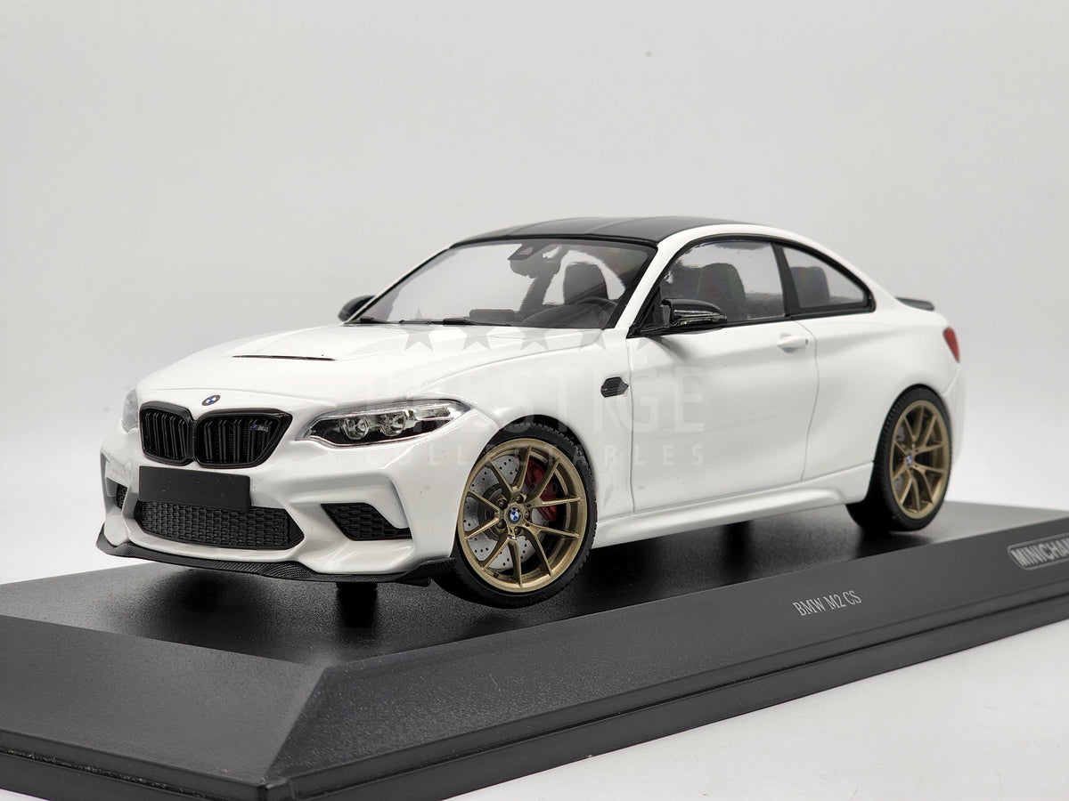 Minichamps 2020 BMW M2 CS Coupe (F87) Alpine White 1:18 Scale- New