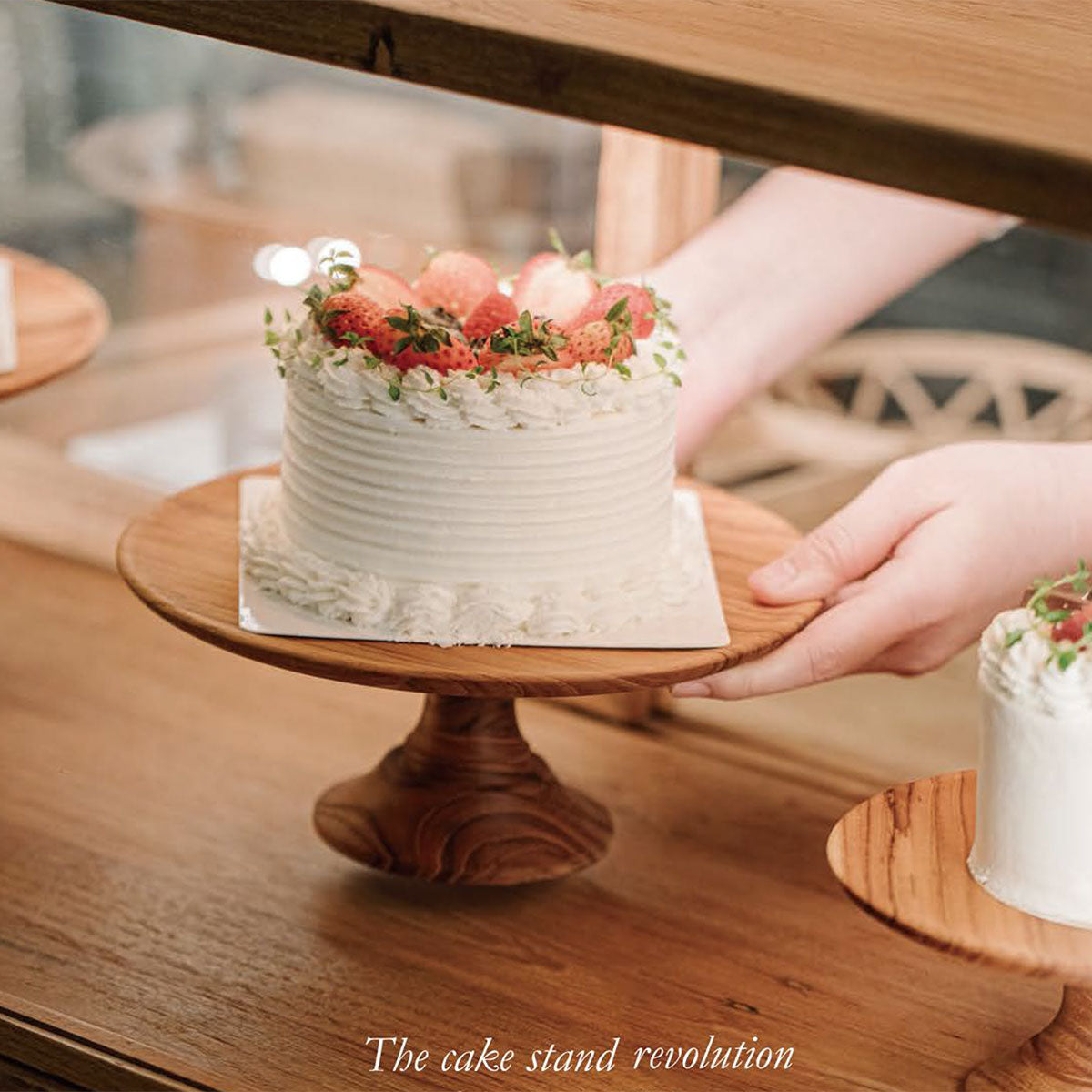 木製クラシック・ケーキスタンドM – 【ONLINE SHOP 本店】Queen Ann
