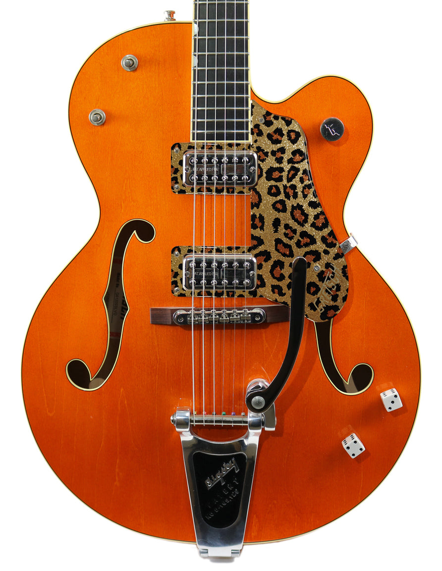 Gretsch 6120 Leopard Gold Sparkle Pickguard – Quick Guards