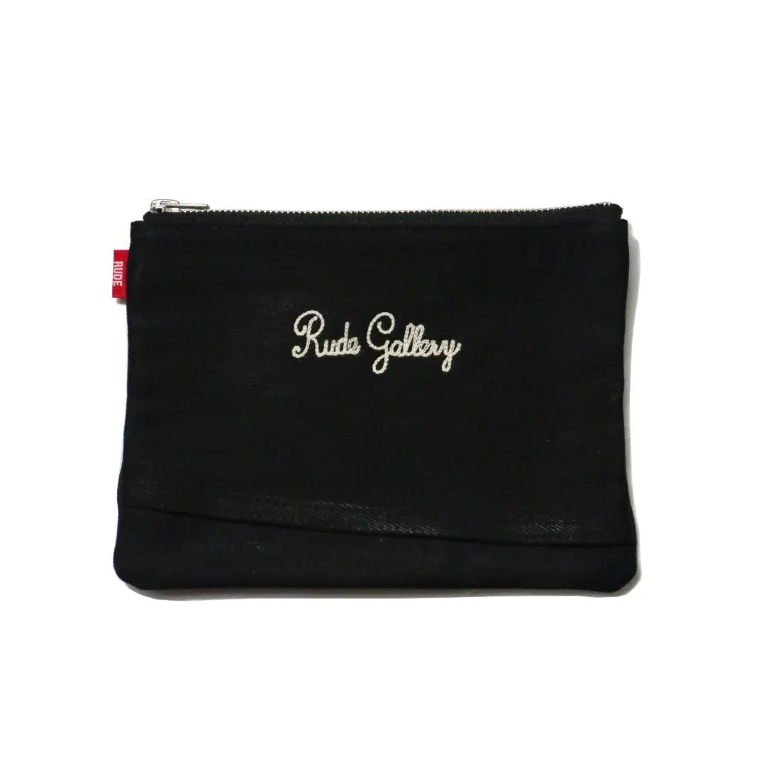 RIGID DENIM POUCH MEDIUM - RUDE GALLERY OFFICIAL ONLINE SHOP