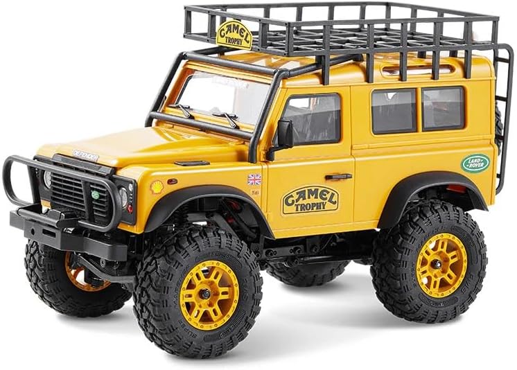 FMS 1:24 FCX24M ランドローバー ディフェンダーD90 キャメル