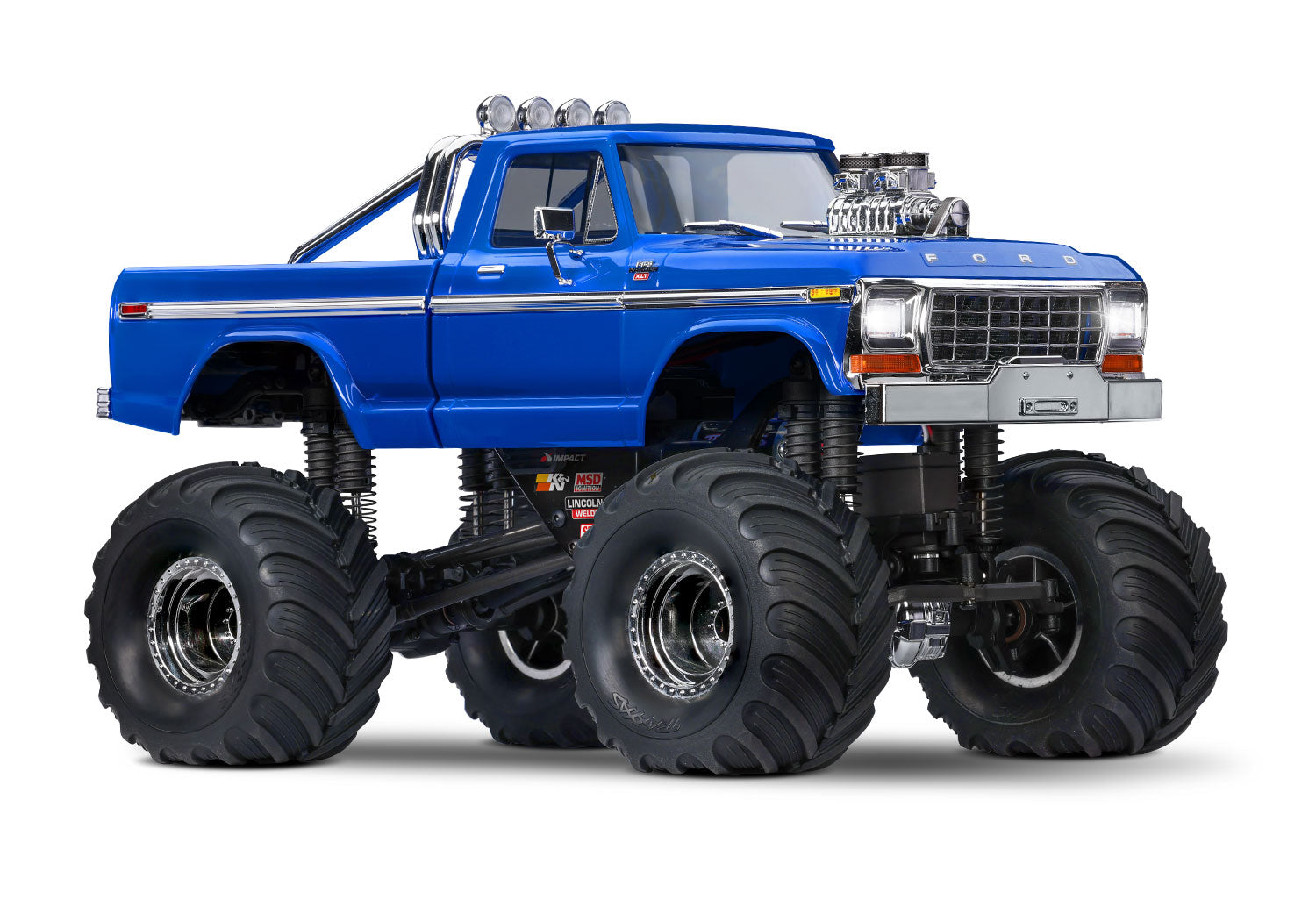 トラクサス 1/18 TRX4MT フォード F150 モンスタートラック ブルー 98044-1