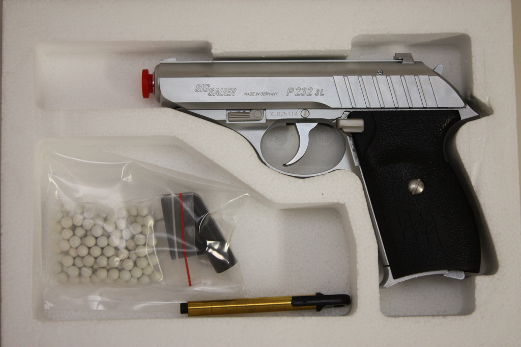 KSC SIG SAUER P232 SL シルバー ガスガン