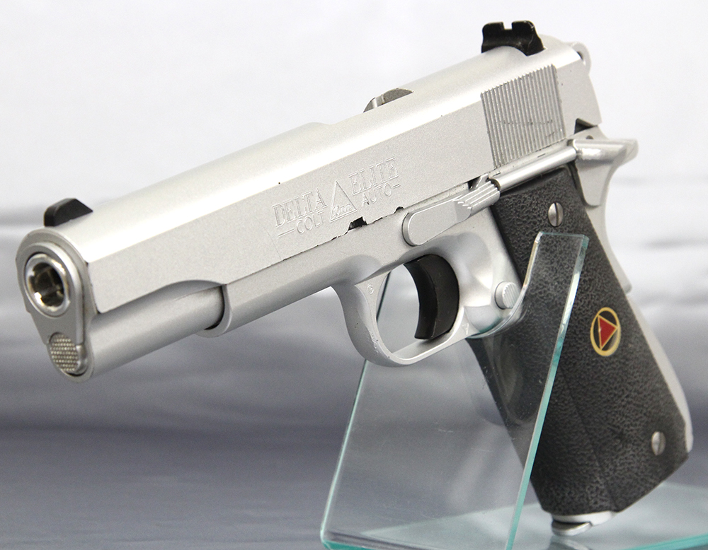 コルト デルタエリート 10mmオート シルバー ガスガン