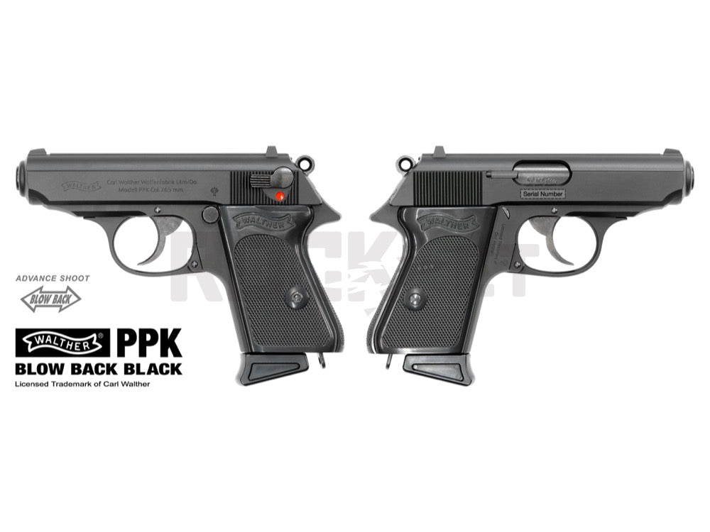 マルゼン】ワルサー PPK ガスブローバック ブラック（4次ロット/2025年