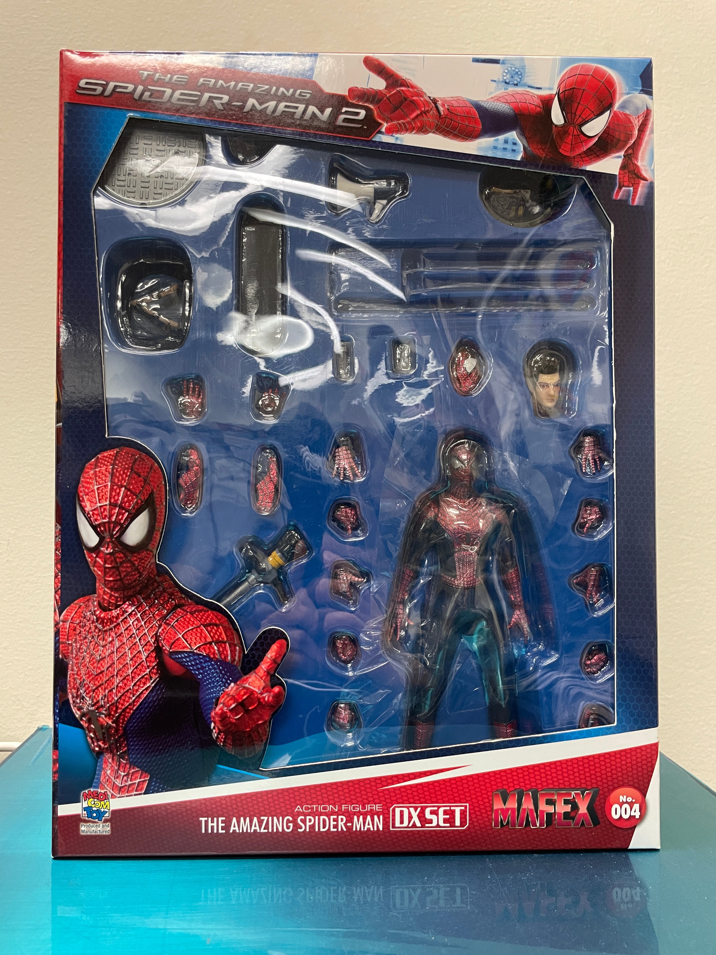 Medicom MAFEX The Amazing Spider-Man DX Set No. 004 (OPEN/COMPLETE